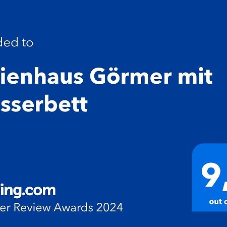 Ferienhaus Goermer Mit Wasserbett Schmolln  Exterior photo